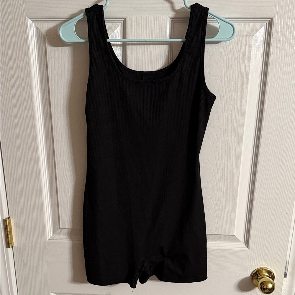 Black Sleeveless Bodysuit